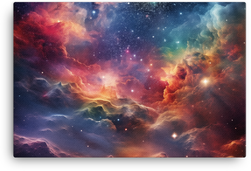 Celestial Nebula Symphony Canvas