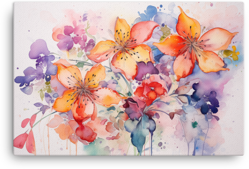 Impressionist Blossom Harmony Canvas Wall Art wall art