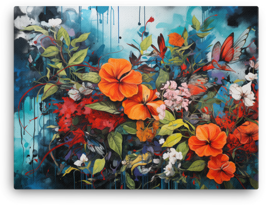 Blooming Melody Canvas Wall Art wall art