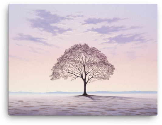 Dawn's Early Light Tree Canvas wall art