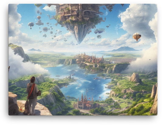 Floating Island Explorer Canvas
