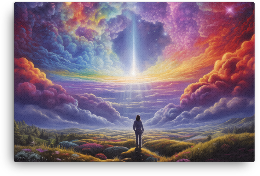 Gazing Into the Universe Canvas