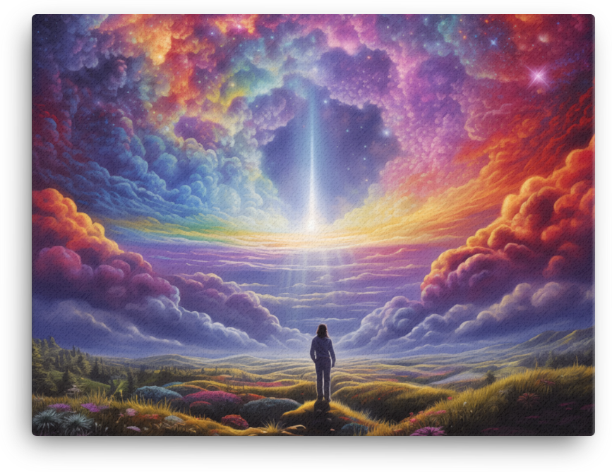 Gazing Into the Universe Canvas