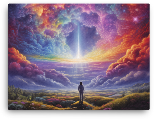 Gazing Into the Universe Canvas