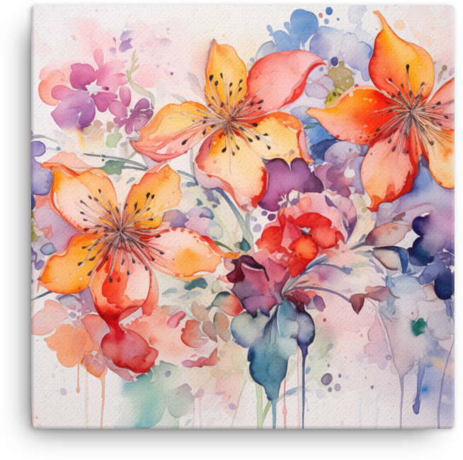 Impressionist Blossom Harmony Canvas Wall Art wall art