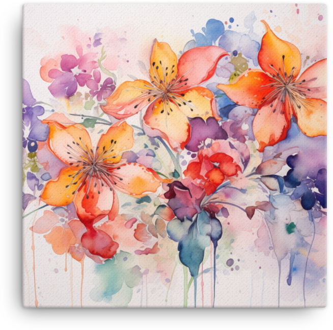 Impressionist Blossom Harmony Canvas Wall Art wall art