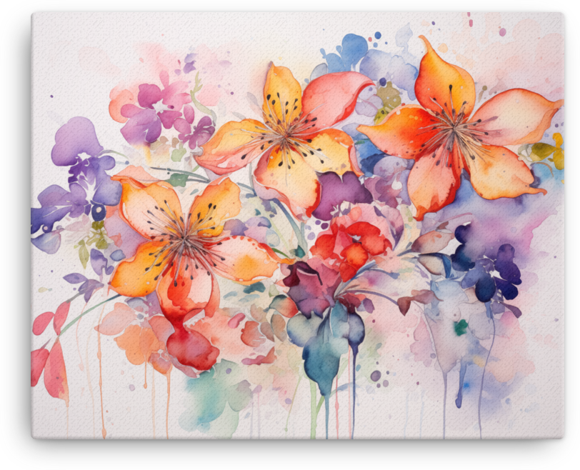 Impressionist Blossom Harmony Canvas Wall Art wall art