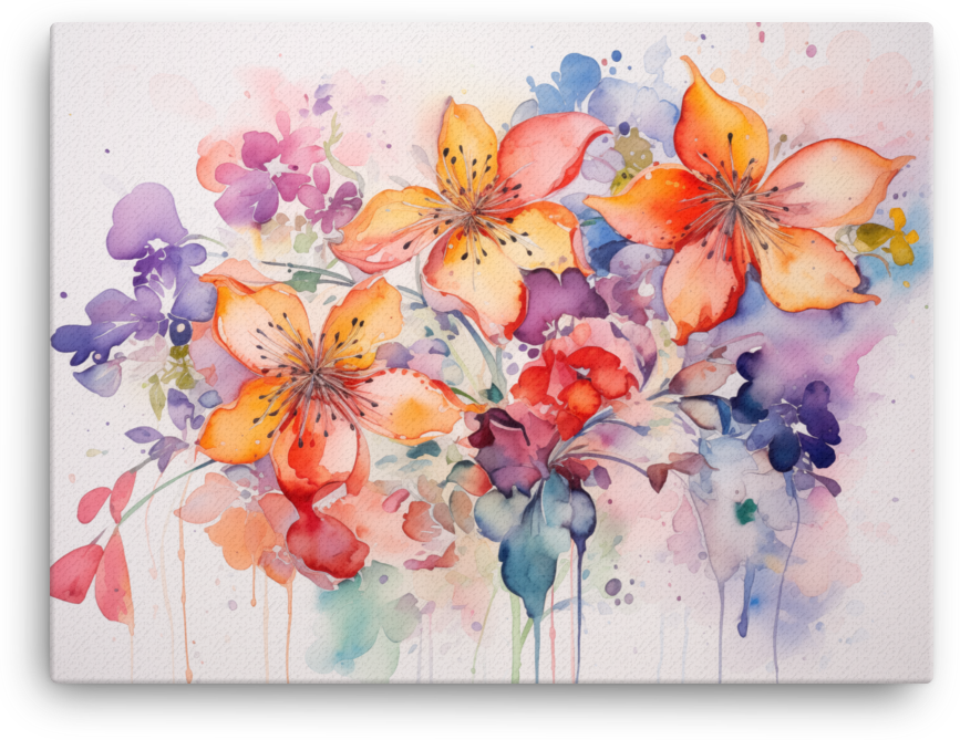 Impressionist Blossom Harmony Canvas Wall Art wall art