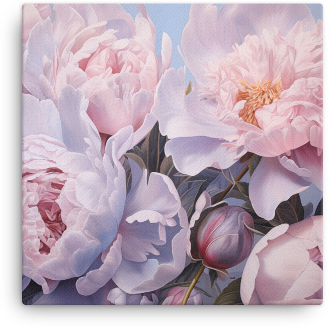 Pastel Peony Dream Canvas Wall Art wall art