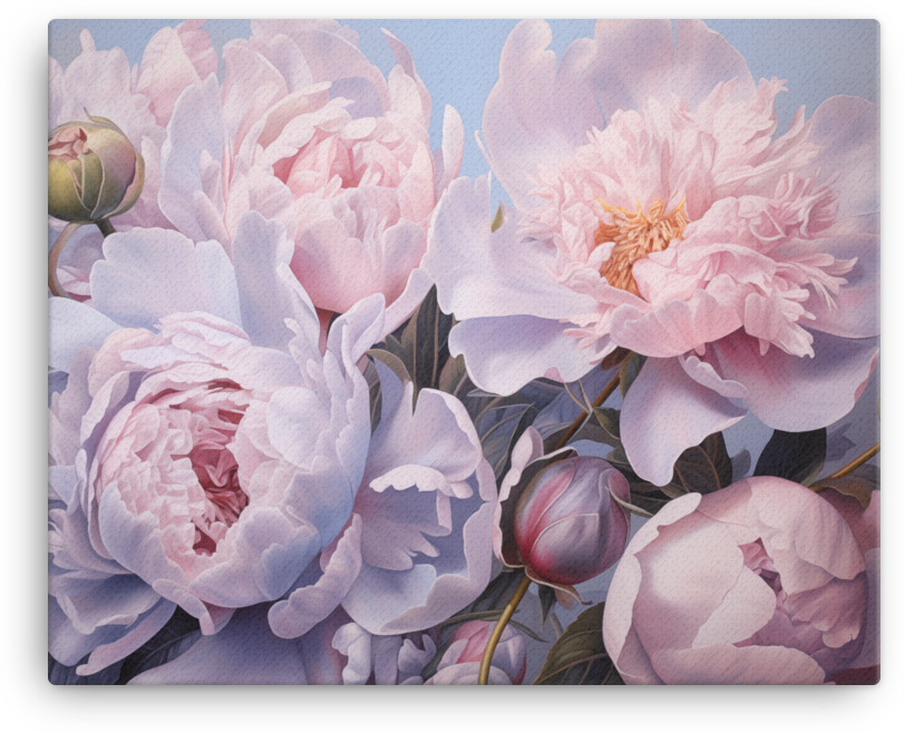 Pastel Peony Dream Canvas Wall Art wall art