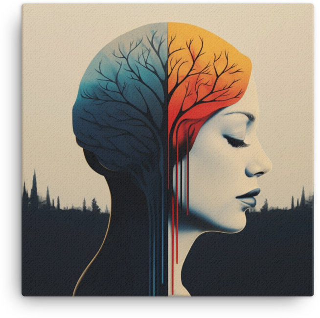 Seasons of Thought Canvas Art
