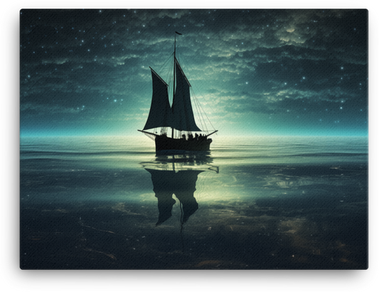 Tranquil Sea Reflection Canvas