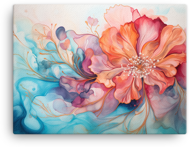 Whimsical Blossom Canvas Print Wall Art wall art