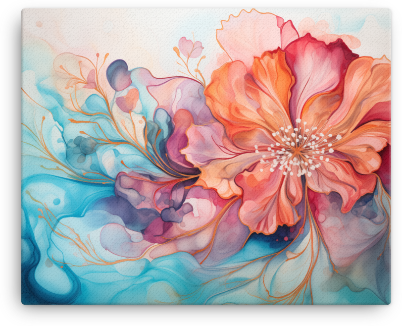 Whimsical Blossom Canvas Print Wall Art wall art