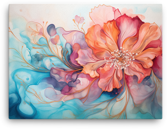 Whimsical Blossom Canvas Print Wall Art wall art